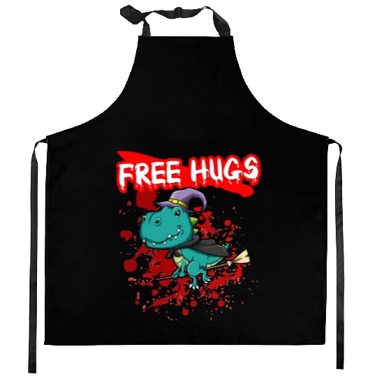 Free Hugs Halloween Sarcasm Scary Creepy Costume Kitchen Aprons