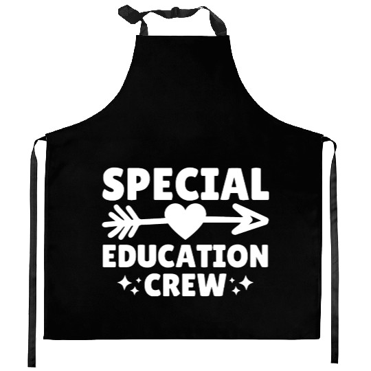 Special Education Crew Teacher Team Kitchen Aprons