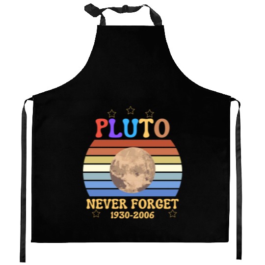 pluto never Forget light Kitchen Aprons