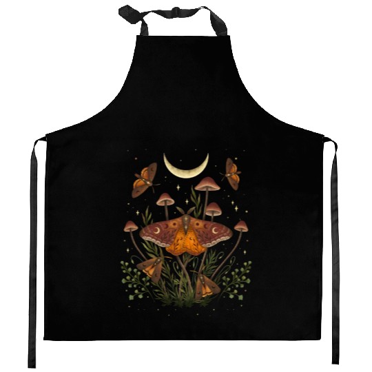 Autumn Light Underwing Kitchen Aprons