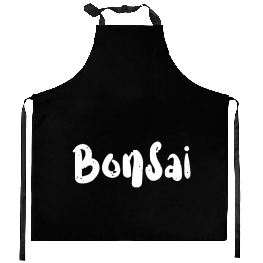 Bonsai - Plants Kitchen Aprons