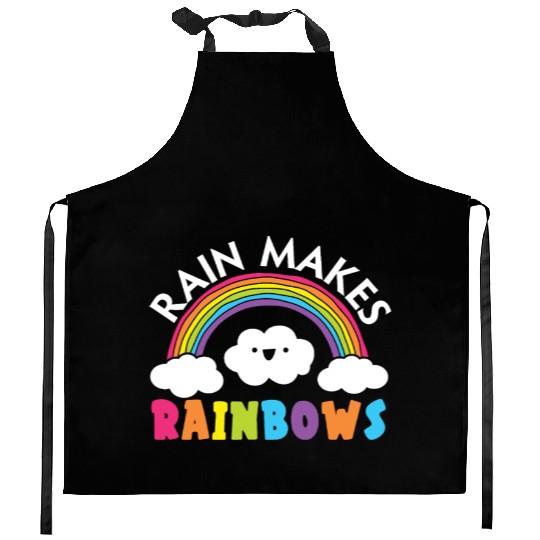 Rain Makes Rainbows Rainbow Whisperer Kitchen Aprons