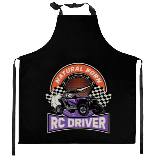 Natural Born RC car Driver Racer Remote Controlled Kitchen Aprons