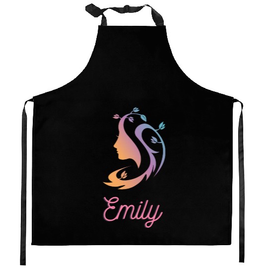 Emily Name Epic Feminine Woman, Girl, Lady, Wife Kitchen Aprons
