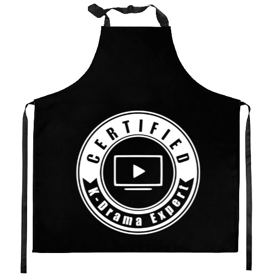 Certified K-Drama Expert Korean Drama Addict Kitchen Aprons