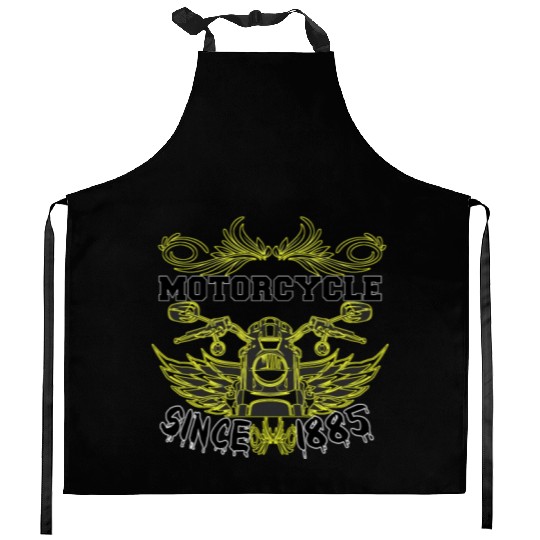 Motorcycle Kitchen Aprons