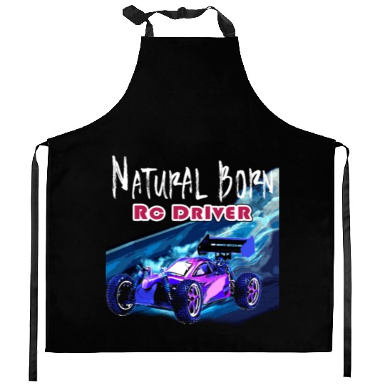 Natural Born RC car Driver Racer Remote Controlled Kitchen Aprons
