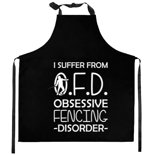 Fencing Fencing Coach Kitchen Aprons