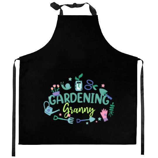 Gardening Granny Garden Grandma Gardener Kitchen Aprons