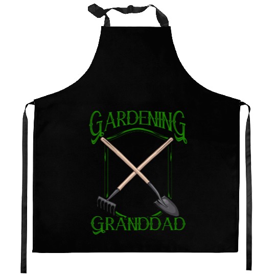 Gardening Grandad Landscaping Granddad Grandpa Kitchen Aprons