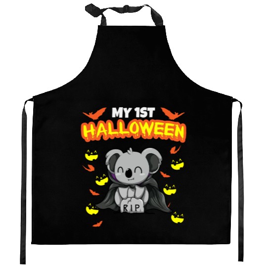 My First Halloween Scary Hallow's Eve Birthday Kitchen Aprons
