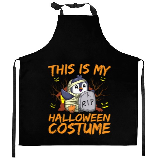 Scary Creepy Animal This Is My Halloween Costume Kitchen Aprons