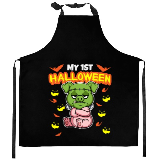 My First Halloween Scary Hallow's Eve Birthday Kitchen Aprons