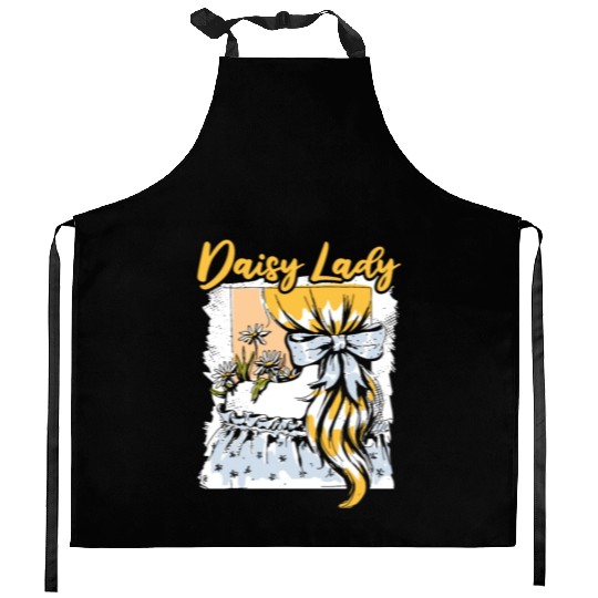 Daisy Garden Gardening Gardener Kitchen Aprons