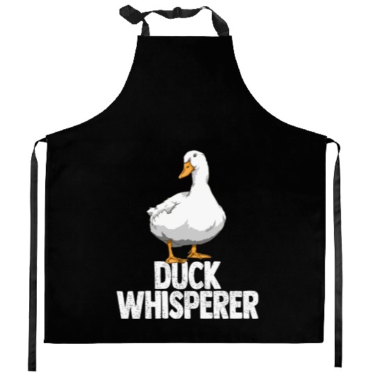 Duck Whisperer Funny Ducklings Farmers Kitchen Aprons
