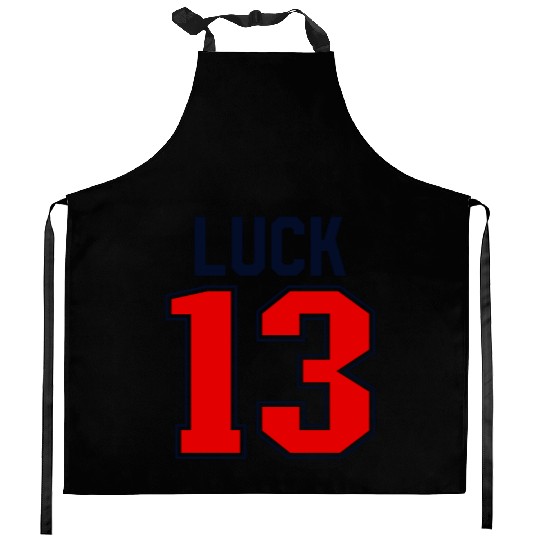 Luck 13 Jersey 13 My Lucky Number Lucky Thirteen Kitchen Aprons