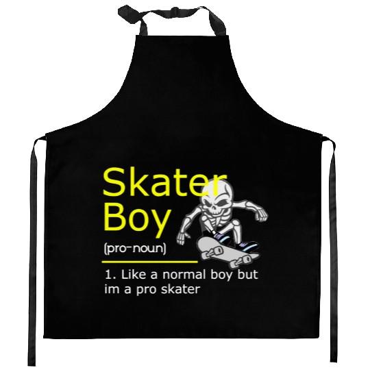 Skater Boy Kitchen Aprons