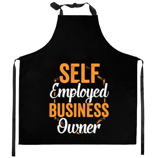Self Employed Business Owner Boss Work Freelancer Kitchen Aprons