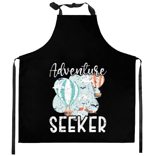 Adventure Seeker Hot Air Balloon Lover Aeronaut Kitchen Aprons