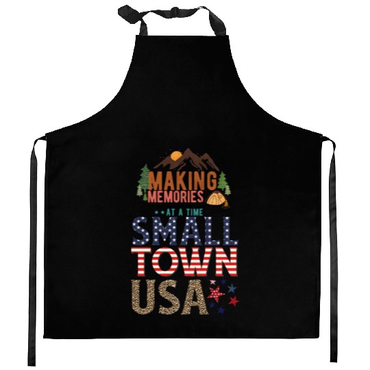 Making Memories At A Time Small Town USA Kitchen Aprons