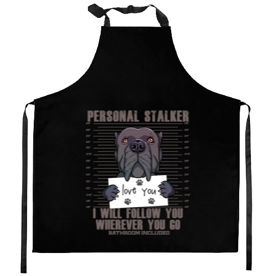 Funny Cane Corso Dog Italian Mastiff Lover Gift Kitchen Aprons