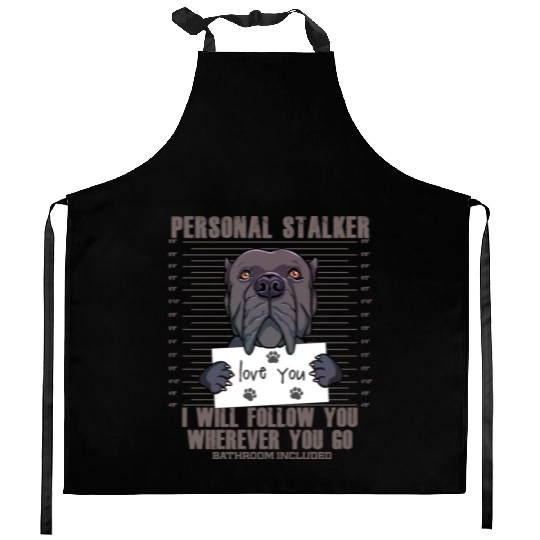 Funny Cane Corso Dog Italian Mastiff Lover Gift Kitchen Aprons