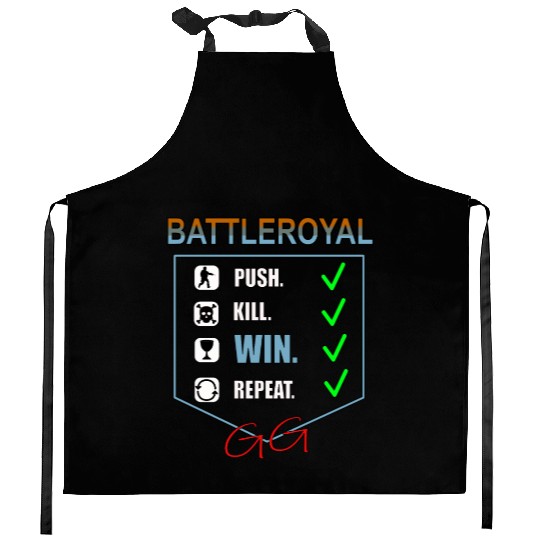 Battle Royal Gaming Design Kitchen Aprons