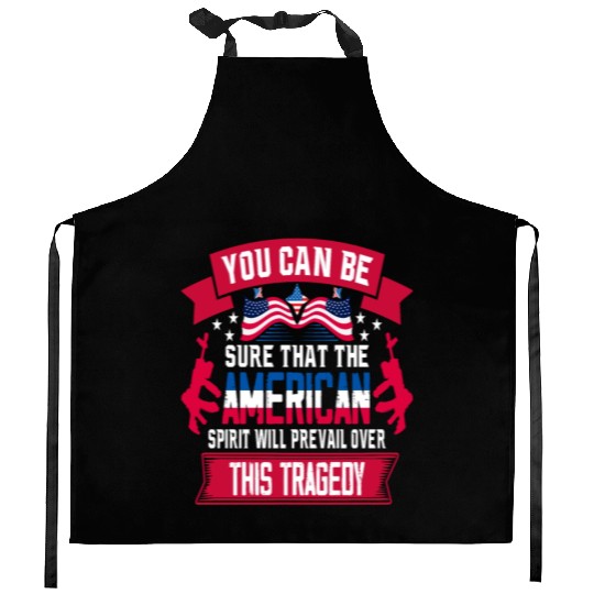 Patriot Day 9 11 American Spirit Kitchen Aprons