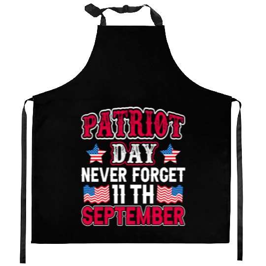 9/11 Patriot Day USA, Patriot Day, Never Forget Kitchen Aprons