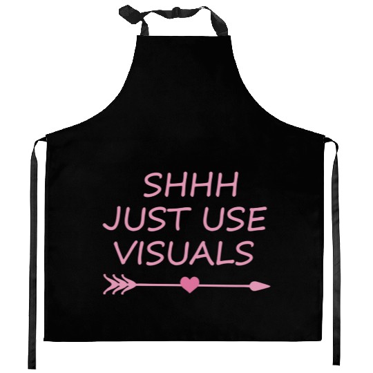 Special Education Teacher SPED Funny Shhh Just Use Kitchen Aprons