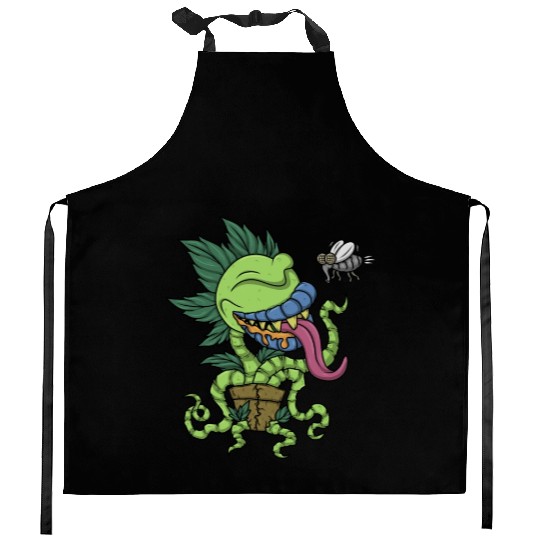 Venus Fly Trap Botanical Monster Plant Carnivorous Kitchen Aprons