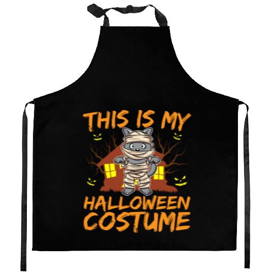 Scary Creepy Animal This Is My Halloween Costume Kitchen Aprons