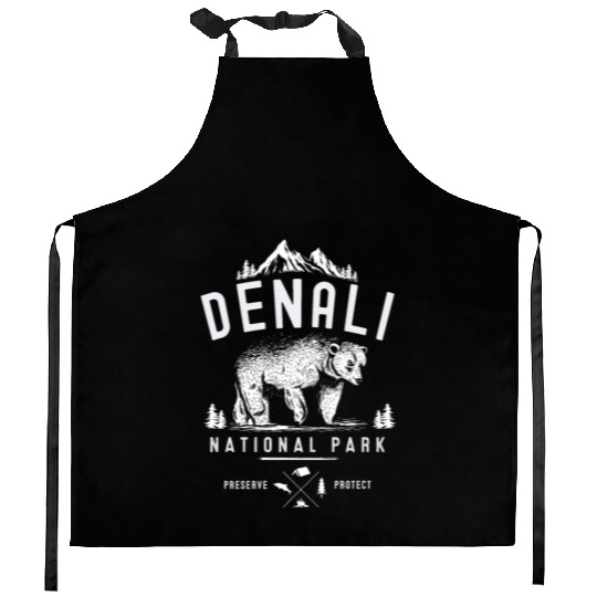 Alaska Kitchen Aprons Men's Women Children USA North Pole