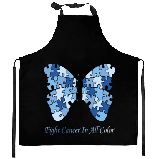 Cancer Sucks In Every Color Fighter Fight Support Kitchen Aprons