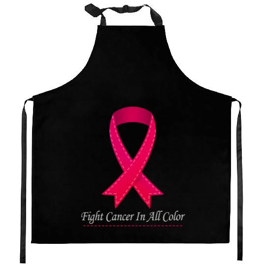 Cancer Sucks In Every Color Fighter Fight Support Kitchen Aprons
