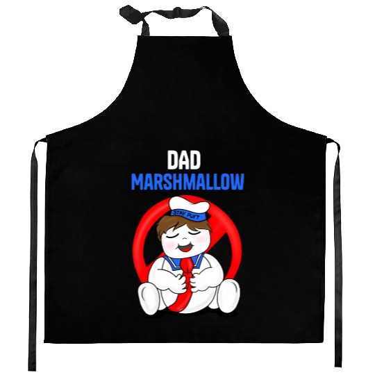 DAD ghostbusters Kitchen Aprons