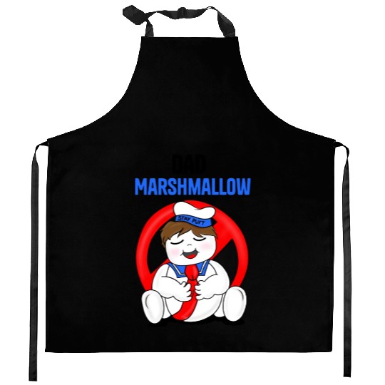 DAD ghostbusters 2 Kitchen Aprons