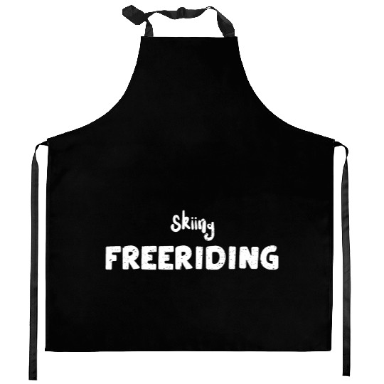 Skiing Freeriding - Skiing Kitchen Aprons