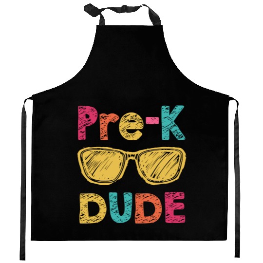 Pre-K Dude Back to School Kitchen Aprons First Day
