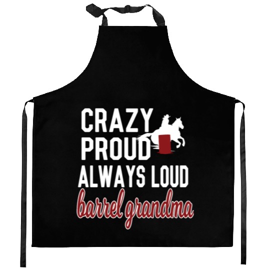 Barrel Racing Grandma Barrel Racing Grandmother Kitchen Aprons
