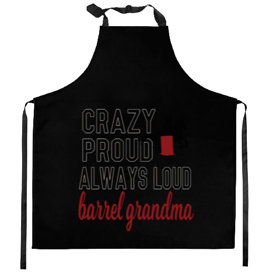 Barrel Racing Grandma Barrel Racing Grandmother Kitchen Aprons