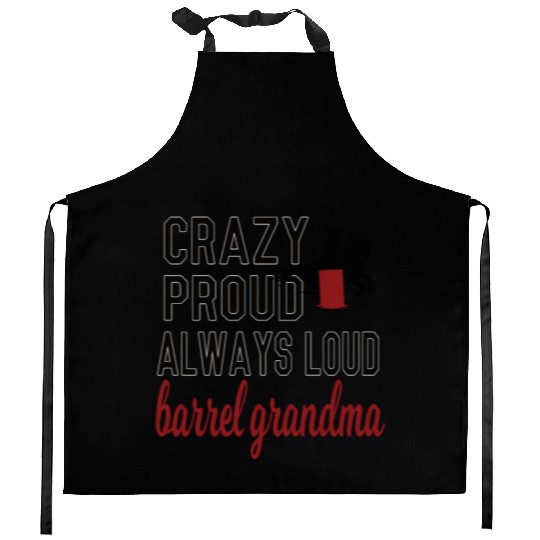 Barrel Racing Grandma Barrel Racing Grandmother Kitchen Aprons