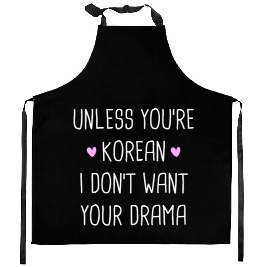 Kdrama K-Drama Korean Drama Fans Kitchen Aprons