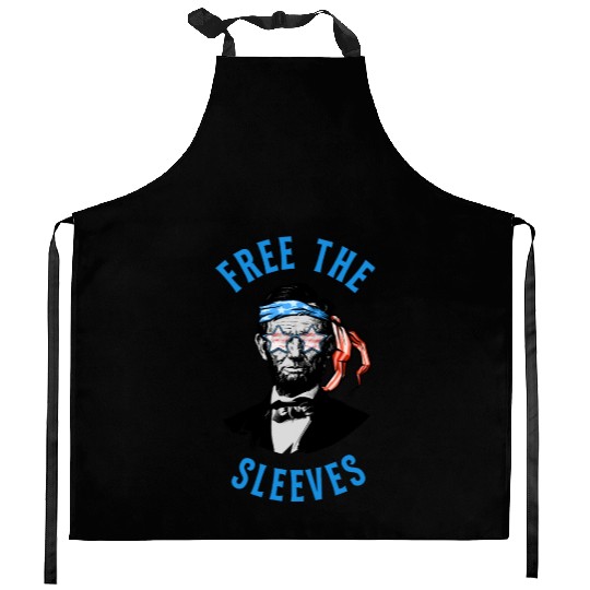 Funny Abraham Lincoln Flag United States Patriotic Kitchen Aprons