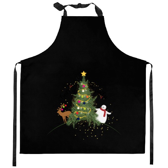Christmas Holly Jolly Kitchen Aprons