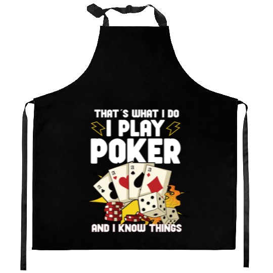 Poker Casino Poker Player Gambling Roulette Gift Kitchen Aprons