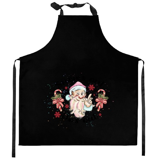 Snow Out Santa Ho Ho Ho Kitchen Aprons
