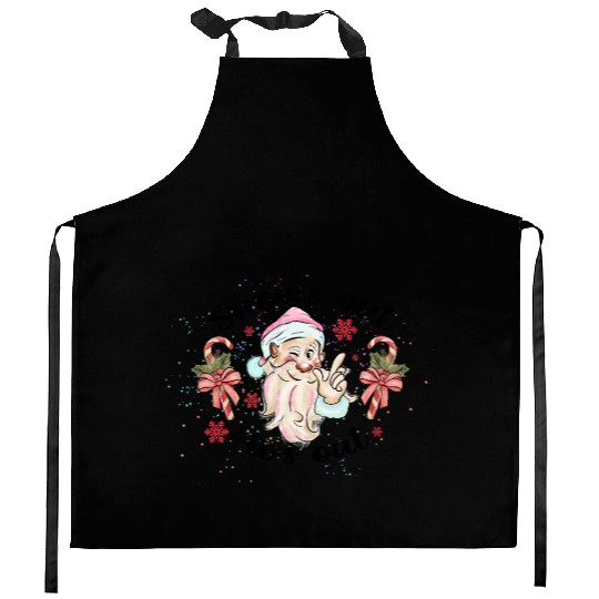 Snow Out Santa Ho Ho Ho Kitchen Aprons