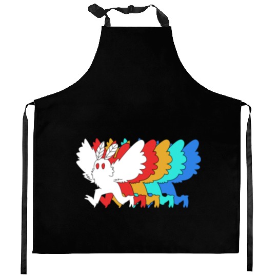 Cryptozoologist Cryptid Mothman Kitchen Aprons