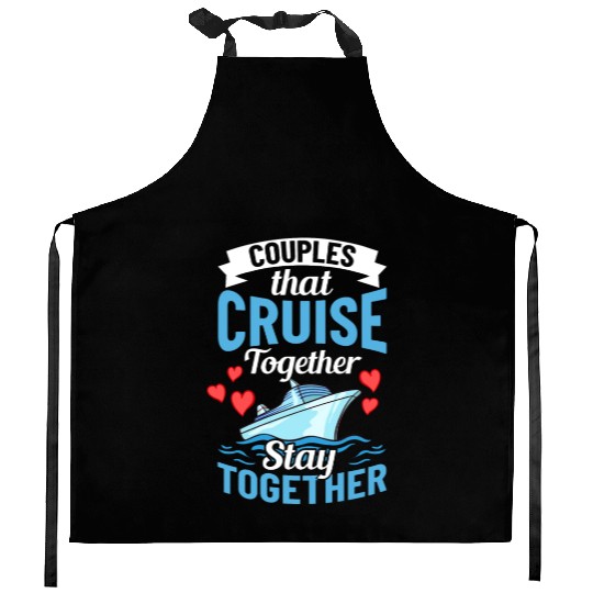 Cruise Ship Vacation Trip Party Sailing Boating Kitchen Aprons